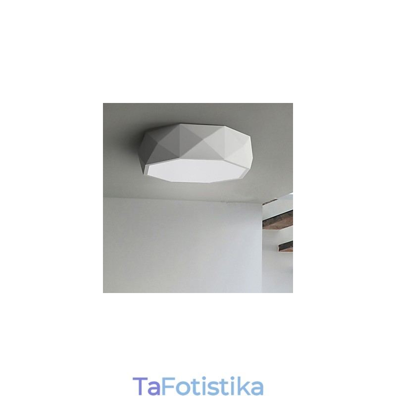 Γεωμετρικά Φωτιστικά Οροφής White Light Concise Modern