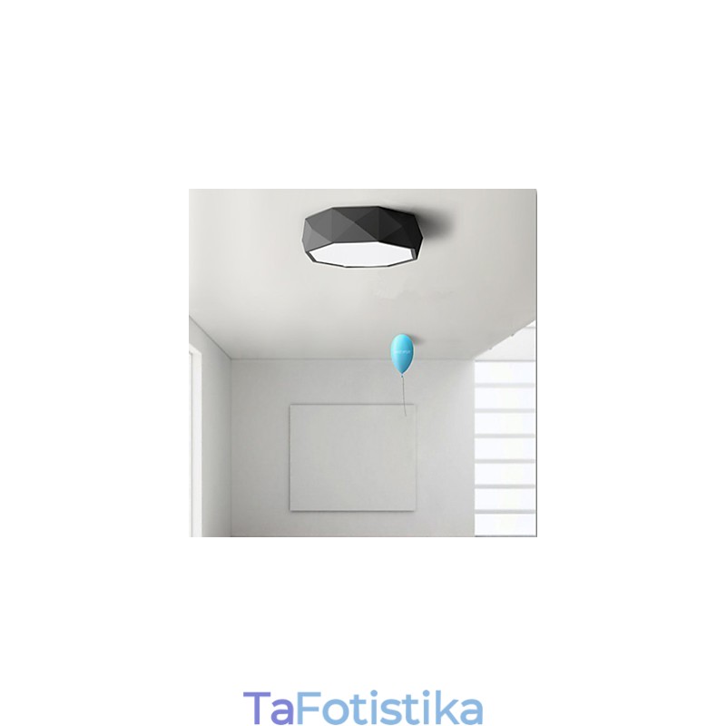 Γεωμετρικά Φωτιστικά Οροφής White Light Concise Modern