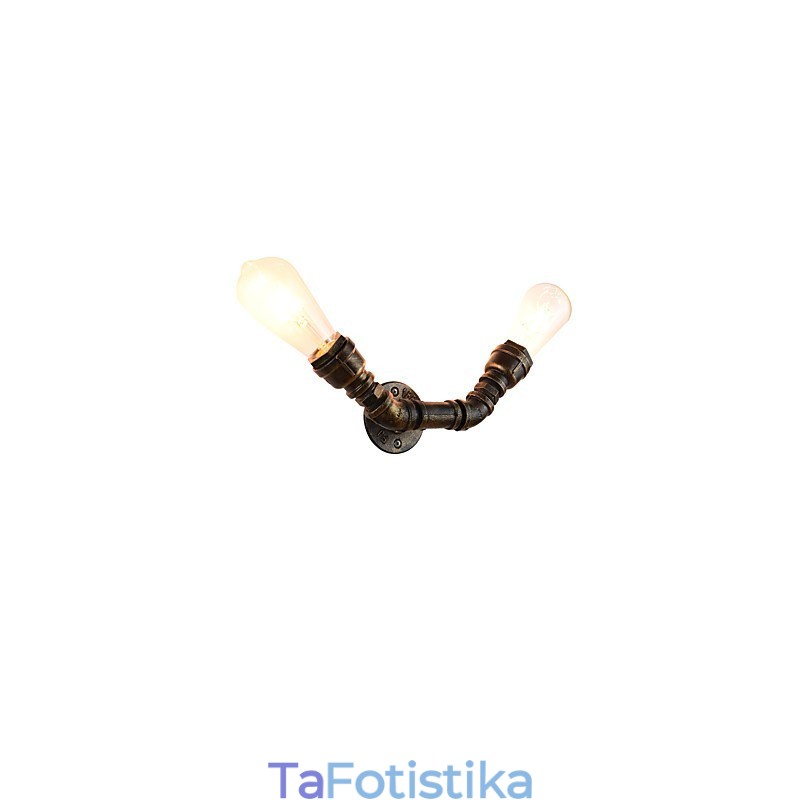 Rustic Lodge Παραδοσιακό Κλασικό Αντίκες Μπρούτζινο Χαρακτηριστικό για Απλίκες Τοίχου Περιβάλλοντος Φωτιστικό τοίχου