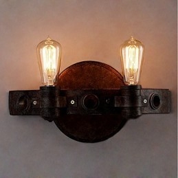 Μεταλλικό φωτιστικό τοίχου Vintage Industrial Creative Personality σε στυλ σοφίτας για το μπαρ του καφέ Φουαγιέ Διακοσμητικός φωτισμός τοίχου