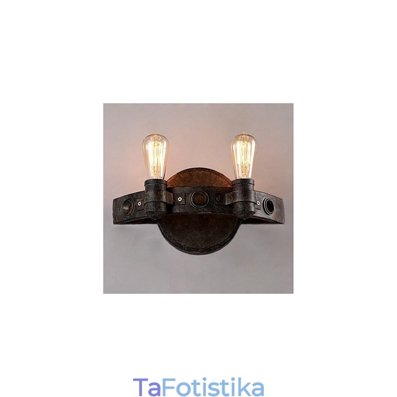 Μεταλλικό φωτιστικό τοίχου Vintage Industrial Creative Personality σε στυλ σοφίτας για το μπαρ του καφέ Φουαγιέ Διακοσμητικός φωτισμός τοίχου