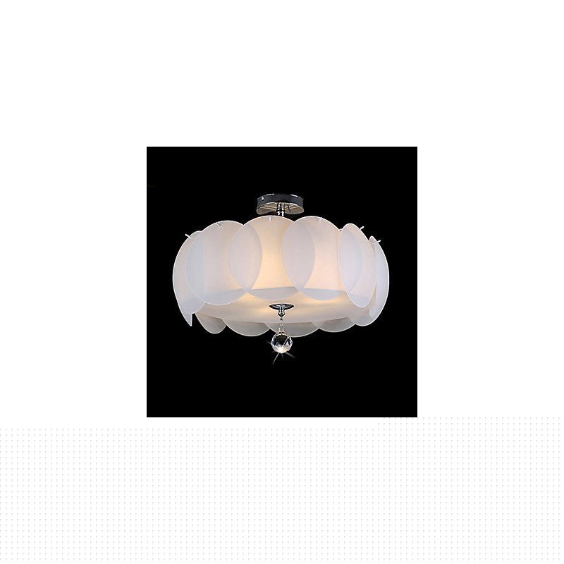 3 Light Glass Πολυέλαιος Μοντέρνο Κρεμαστό Φωτιστικό Οικογένεια
