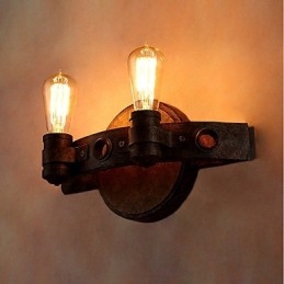 Μεταλλικό φωτιστικό τοίχου Vintage Industrial Creative Personality σε στυλ σοφίτας για το μπαρ του καφέ Φουαγιέ Διακοσμητικός φωτισμός τοίχου