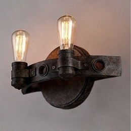 Μεταλλικό φωτιστικό τοίχου Vintage Industrial Creative Personality σε στυλ σοφίτας για το μπαρ του καφέ Φουαγιέ Διακοσμητικός φωτισμός τοίχου