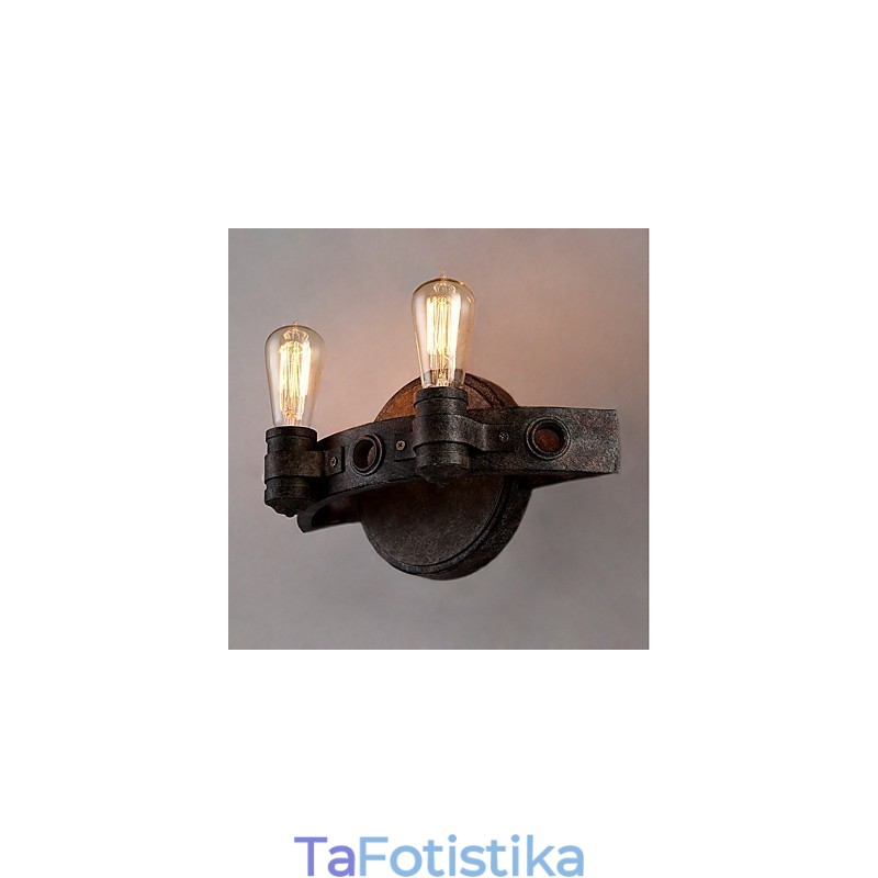 Μεταλλικό φωτιστικό τοίχου Vintage Industrial Creative Personality σε στυλ σοφίτας για το μπαρ του καφέ Φουαγιέ Διακοσμητικός φωτισμός τοίχου