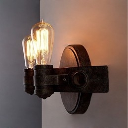 Μεταλλικό φωτιστικό τοίχου Vintage Industrial Creative Personality σε στυλ σοφίτας για το μπαρ του καφέ Φουαγιέ Διακοσμητικός φωτισμός τοίχου