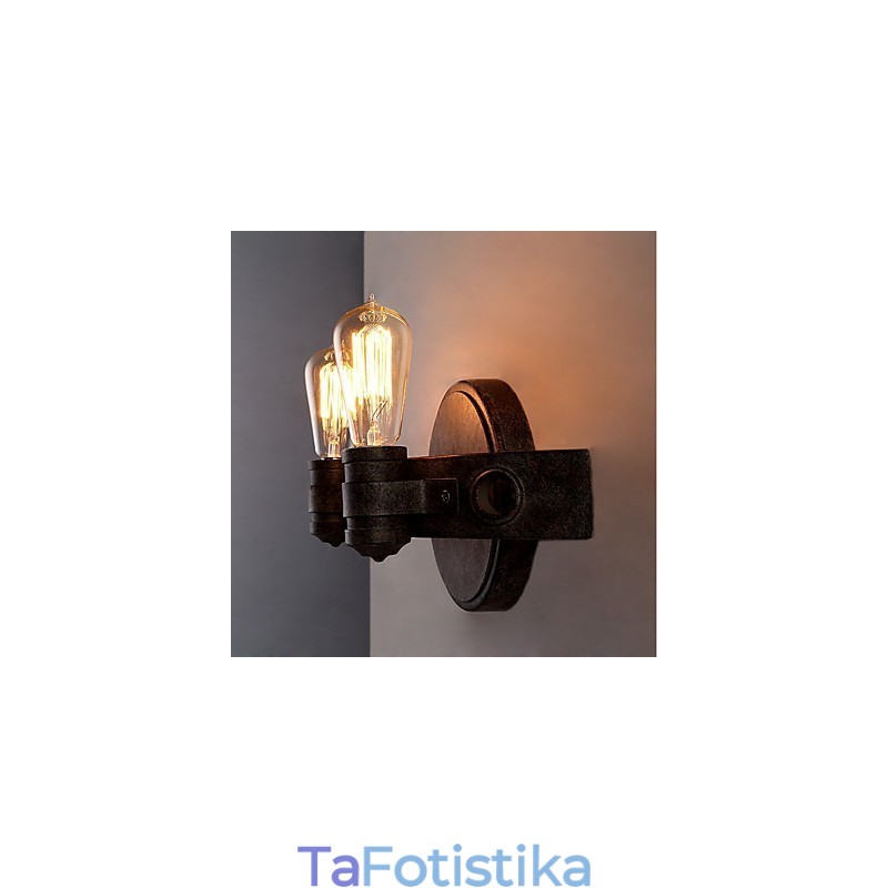 Μεταλλικό φωτιστικό τοίχου Vintage Industrial Creative Personality σε στυλ σοφίτας για το μπαρ του καφέ Φουαγιέ Διακοσμητικός φωτισμός τοίχου