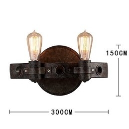 Μεταλλικό φωτιστικό τοίχου Vintage Industrial Creative Personality σε στυλ σοφίτας για το μπαρ του καφέ Φουαγιέ Διακοσμητικός φωτισμός τοίχου