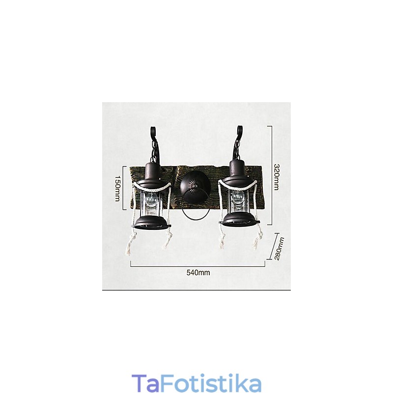 Vintage Others διαθέτουν Downlight Απλίκες τοίχου Φωτιστικό τοίχου