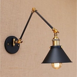Vintage Country Electroplated χαρακτηριστικό για Mini Style Swing Arm Eye Protection Downlight Swing Arm Lights