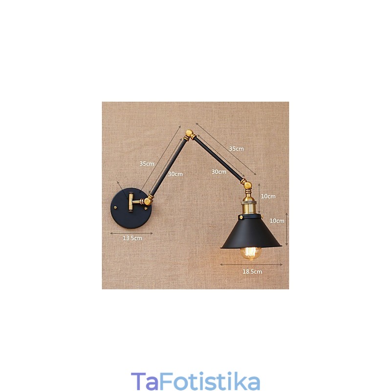 Vintage Country Electroplated χαρακτηριστικό για Mini Style Swing Arm Eye Protection Downlight Swing Arm Lights