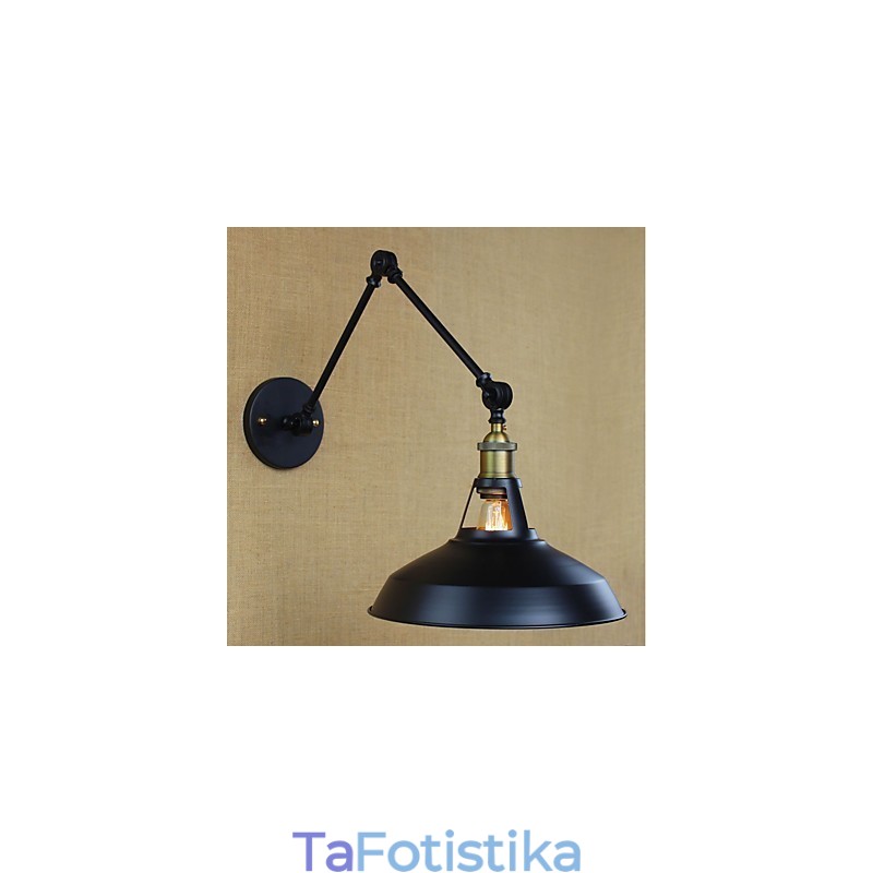 Μακρύς βραχίονας Μισοσκουριασμένος Βιομηχανικός Ρετρό Νοσταλγικός Πτυσσόμενος Πτυσσόμενος Φωτιστικό τοίχου