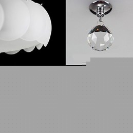 3 Light Glass Πολυέλαιος Μοντέρνο Κρεμαστό Φωτιστικό Οικογένεια