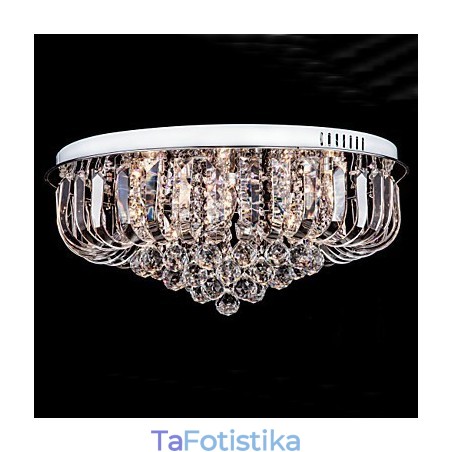 Flush Mount Crystal Traditional Classic Metal Flush Mount Crystal Traditional Classic Metal