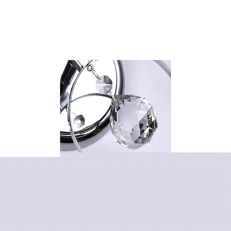 Crystal Modern Contemporary Electroplated Feature Uplight Απλίκες τοίχου Φωτιστικό τοίχου