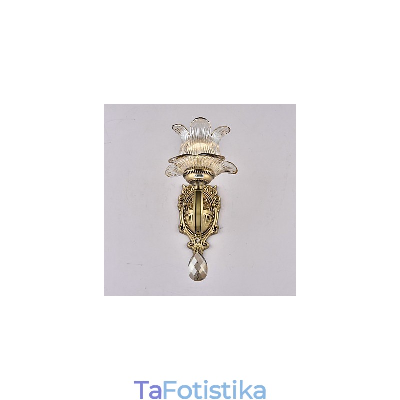 Rustic Lodge Brass Χαρακτηριστικό για Mini Style Uplight Απλίκες τοίχου Φωτιστικό τοίχου