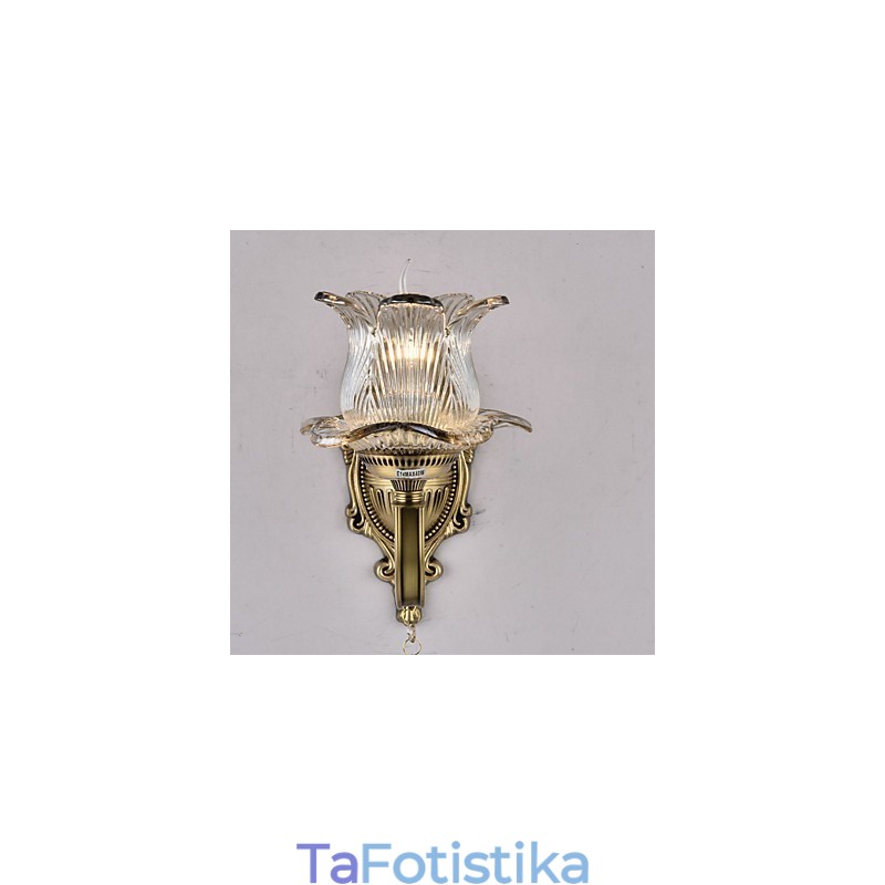 Rustic Lodge Brass Χαρακτηριστικό για Mini Style Uplight Απλίκες τοίχου Φωτιστικό τοίχου