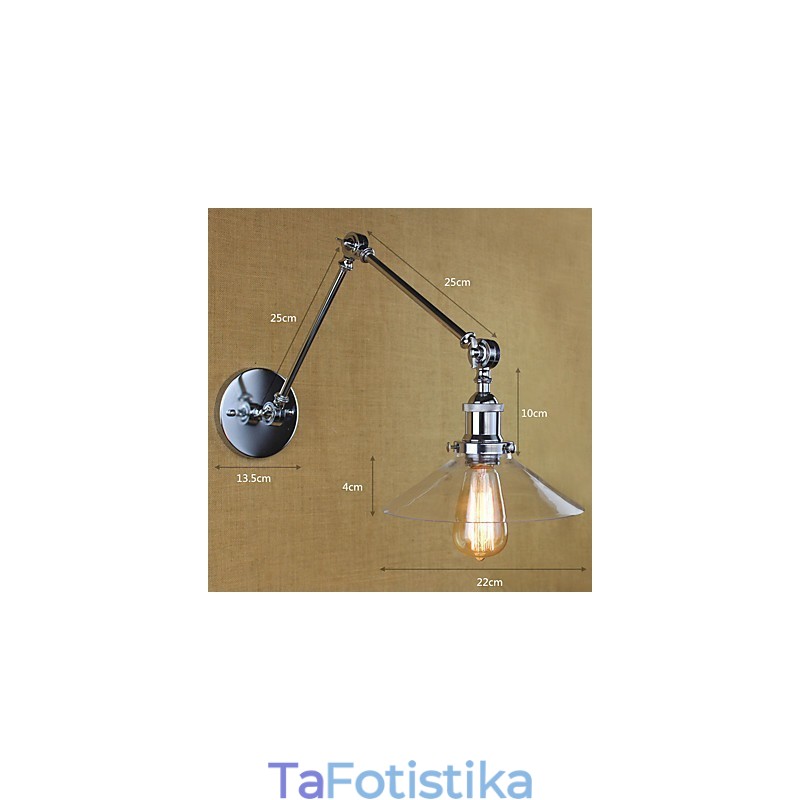 Vintage Country Retro Electroplate για Mini Style Swing Arm Ambient Light Swing