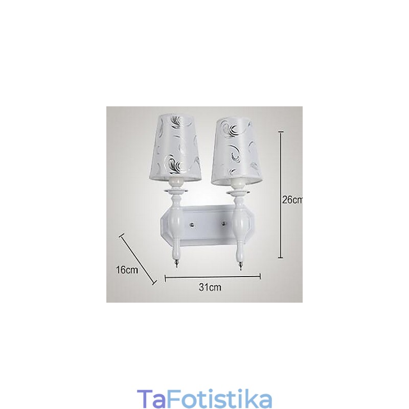 Μοντέρνα, σύγχρονα ηλεκτρολυμένα χαρακτηριστικά, απλίκες τοίχου φωτιστικό τοίχου