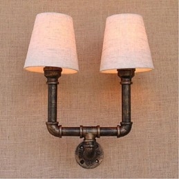 Rustic Lodge Brass Χαρακτηριστικό για Απλίκες Τοίχου Περιβάλλοντος Φωτιστικό τοίχου