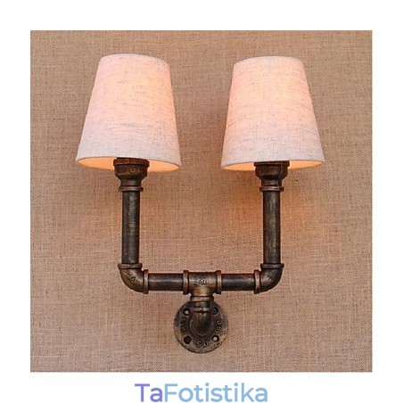 Rustic Lodge Brass Χαρακτηριστικό για Απλίκες Τοίχου Περιβάλλοντος Φωτιστικό τοίχου Rustic Lodge Brass Χαρακτηριστικό για Απλίκες Τοίχου Περιβάλλοντος Φωτιστικό τοίχου