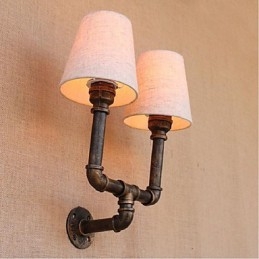 Rustic Lodge Brass Χαρακτηριστικό για Απλίκες Τοίχου Περιβάλλοντος Φωτιστικό τοίχου
