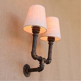 Rustic Lodge Brass Χαρακτηριστικό για Απλίκες Τοίχου Περιβάλλοντος Φωτιστικό τοίχου