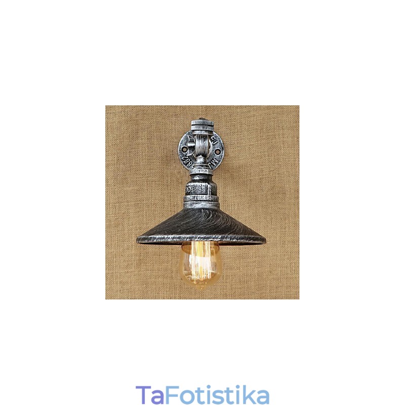 Ρουστίκ Lodge Painting Χαρακτηριστικό για Απλίκες τοίχου Ambient Light Ασημί τοίχου