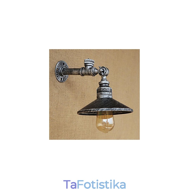 Ρουστίκ Lodge Painting Χαρακτηριστικό για Απλίκες τοίχου Ambient Light Ασημί τοίχου