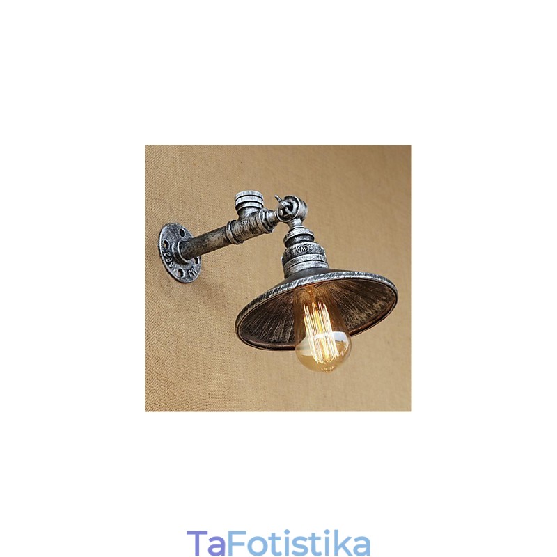 Ρουστίκ Lodge Painting Χαρακτηριστικό για Απλίκες τοίχου Ambient Light Ασημί τοίχου