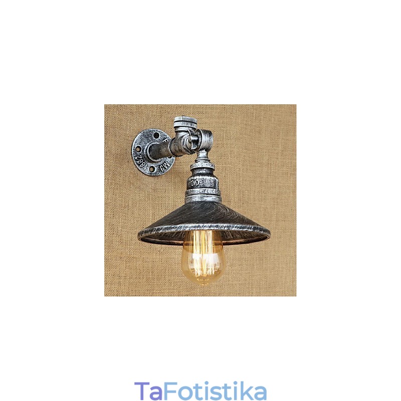 Ρουστίκ Lodge Painting Χαρακτηριστικό για Απλίκες τοίχου Ambient Light Ασημί τοίχου