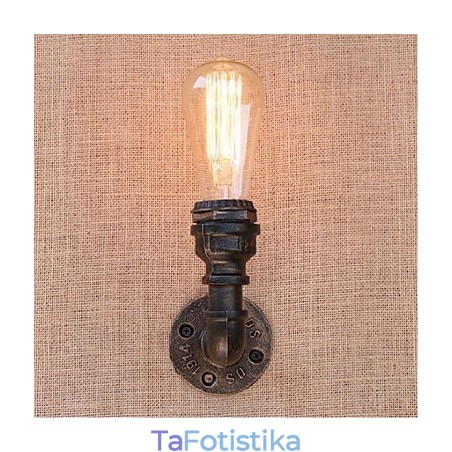 Nostalgia Simple Water Pipe Διακοσμητικό Μικρό Επιτοίχιο Φωτιστικό τοίχου Nostalgia Simple Water Pipe Διακοσμητικό Μικρό Επιτοίχιο Φωτιστικό τοίχου