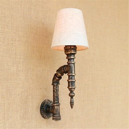 Rustic Lodge Country Antique ορειχάλκινο χαρακτηριστικό για απλίκες τοίχου με φως περιβάλλοντος φωτιστικό τοίχου