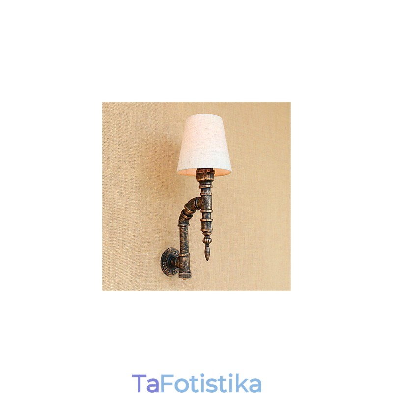 Rustic Lodge Country Antique ορειχάλκινο χαρακτηριστικό για απλίκες τοίχου με φως περιβάλλοντος φωτιστικό τοίχου