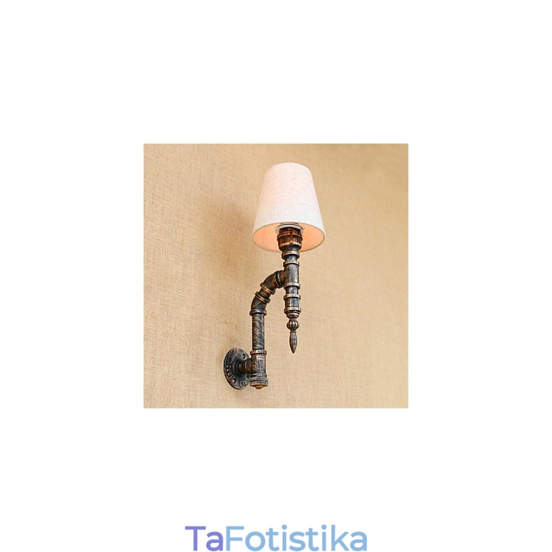 Rustic Lodge Country Antique ορειχάλκινο χαρακτηριστικό για απλίκες τοίχου με φως περιβάλλοντος φωτιστικό τοίχου