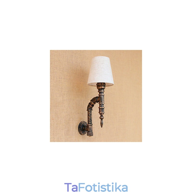 Rustic Lodge Country Antique ορειχάλκινο χαρακτηριστικό για απλίκες τοίχου με φως περιβάλλοντος φωτιστικό τοίχου