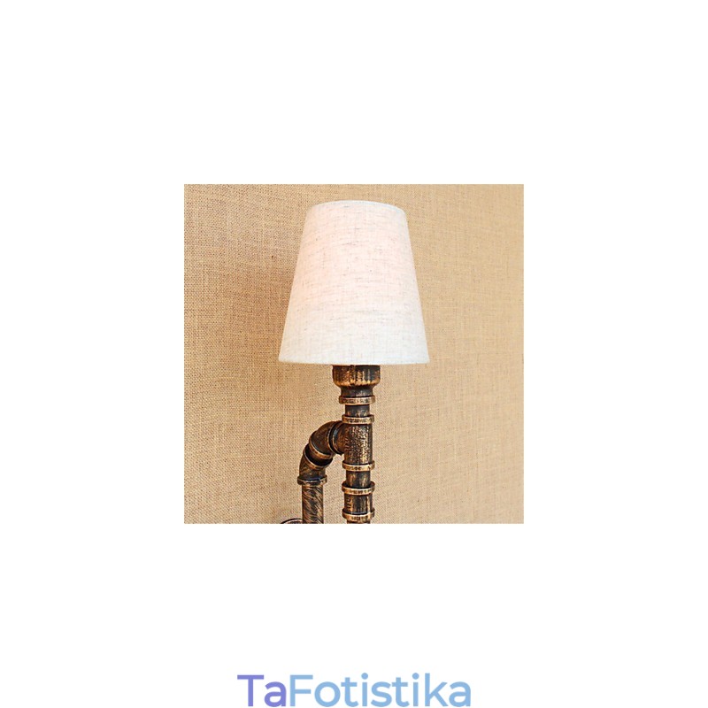 Rustic Lodge Country Antique ορειχάλκινο χαρακτηριστικό για απλίκες τοίχου με φως περιβάλλοντος φωτιστικό τοίχου