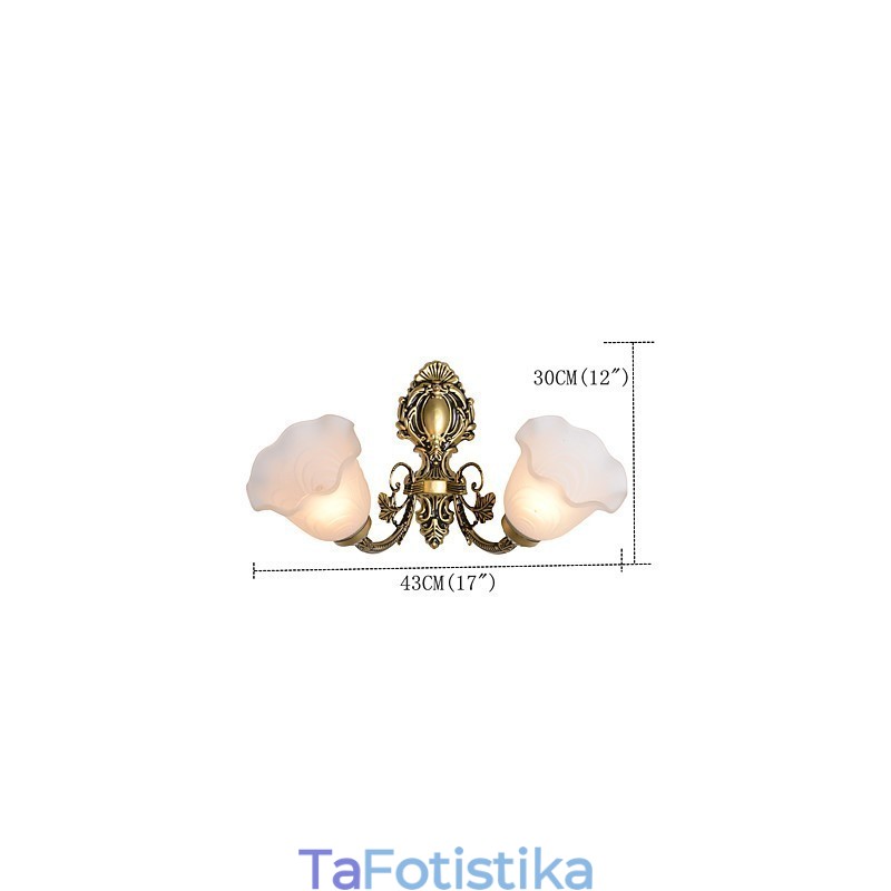 Λειτουργία Country Painting για απλίκες τοίχου Mini Style Uplight Φωτιστικό τοίχου