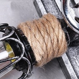 Vintage Industrial Wall Lights Wood Boat Anchor Shape Creative Restaurant Cafe Bar Διακοσμητικός φωτισμός