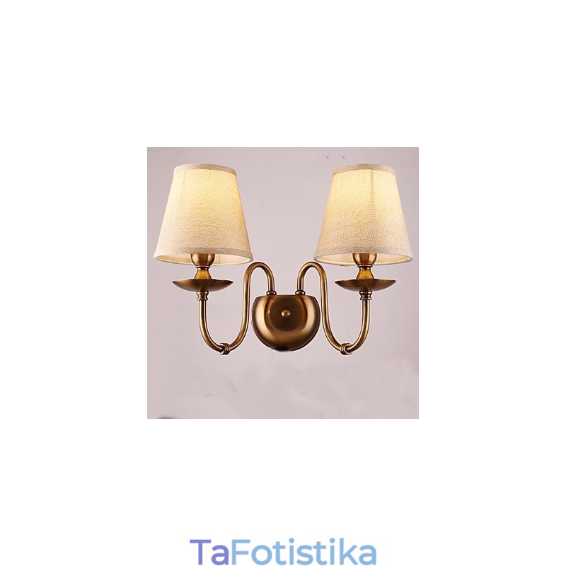 Παραδοσιακό κλασικό ηλεκτρολυμένο χαρακτηριστικό για προστασία ματιών Απλίκες τοίχου κάτω από το φως Φωτιστικό τοίχου