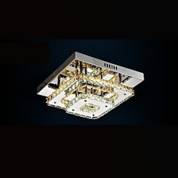 Κρυστάλλινα φωτιστικά οροφής Flush Mount Clear ή Amber K9 για εσωτερικούς χώρους CE