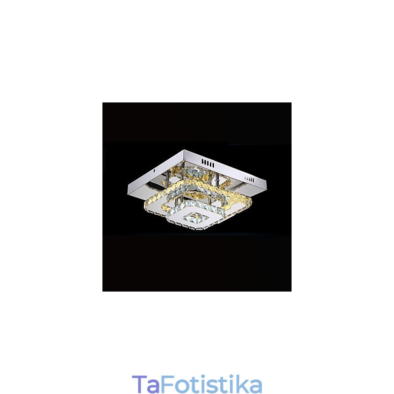 Κρυστάλλινα φωτιστικά οροφής Flush Mount Clear ή Amber K9 για εσωτερικούς χώρους CE
