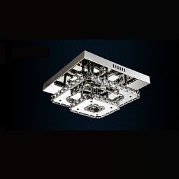 Κρυστάλλινα φωτιστικά οροφής Flush Mount Clear ή Amber K9 για εσωτερικούς χώρους CE