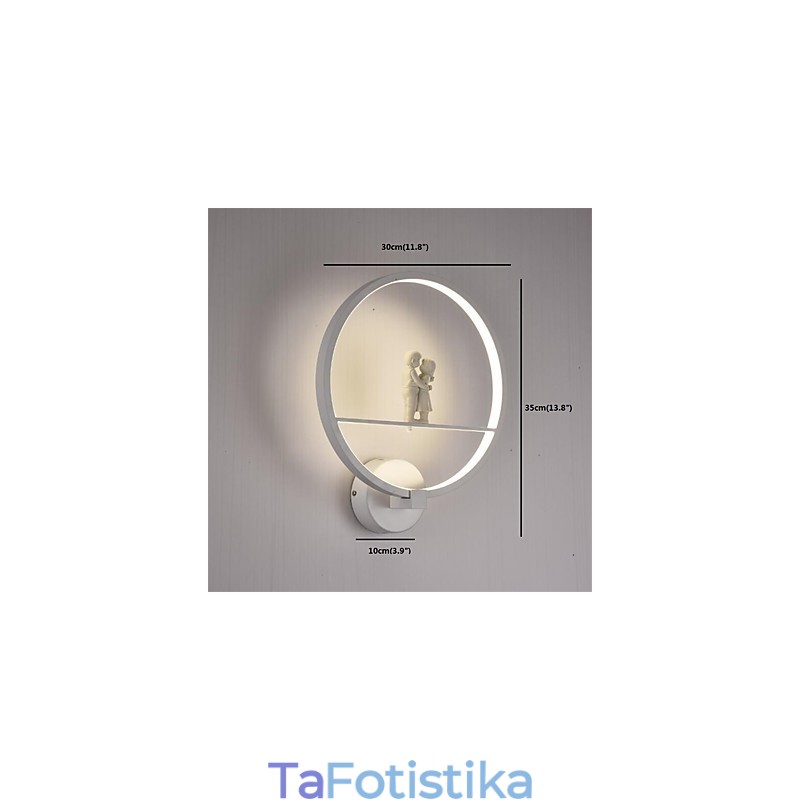 Ενσωματωμένο Μοντέρνο Σύγχρονο για Μίνι Στιλ Απλίκες Τοίχου Περιβάλλοντος Φωτιστικό Τοίχου