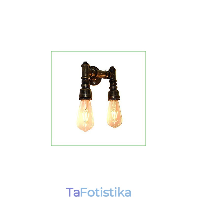 Rustic Lodge Παραδοσιακό Κλασικό Αντίκες Μπρούτζινο Χαρακτηριστικό για Απλίκες Τοίχου Περιβάλλοντος Φωτιστικό τοίχου