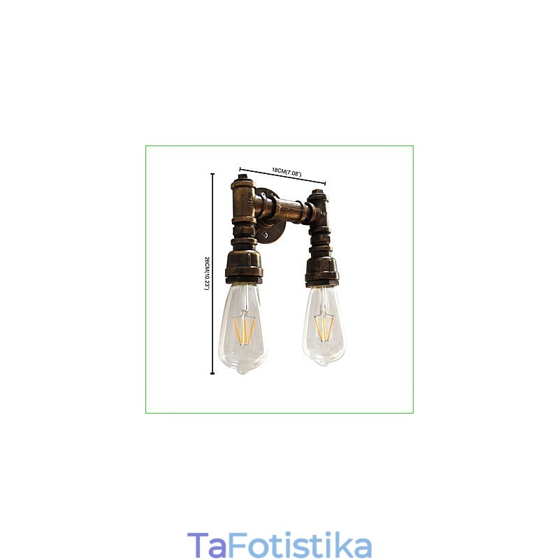 Rustic Lodge Παραδοσιακό Κλασικό Αντίκες Μπρούτζινο Χαρακτηριστικό για Απλίκες Τοίχου Περιβάλλοντος Φωτιστικό τοίχου