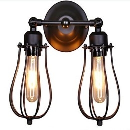 Παραδοσιακό Classic Rustic Lodge Country Painting για Swing Arm Ambient Light Απλίκες τοίχου Φωτιστικό τοίχου