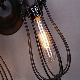 Παραδοσιακό Classic Rustic Lodge Country Painting για Swing Arm Ambient Light Απλίκες τοίχου Φωτιστικό τοίχου