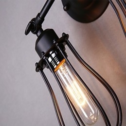 Παραδοσιακό Classic Rustic Lodge Country Painting για Swing Arm Ambient Light Απλίκες τοίχου Φωτιστικό τοίχου