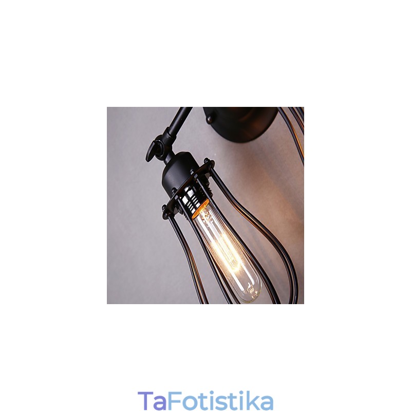 Παραδοσιακό Classic Rustic Lodge Country Painting για Swing Arm Ambient Light Απλίκες τοίχου Φωτιστικό τοίχου